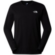 Pánske tričko The North Face M L/S Simple Dome Tee čierna TNF BLACK