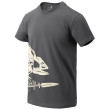 Pánske tričko Helikon-Tex T-Shirt (Full Body Skeleton) sivá Shadow Grey