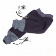 Detské softshellové nohavice s fleecom Unuo Basic Vzor