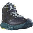 Pánske turistické topánky Salomon Predict Hike Mid Gore-Tex modrá Dark Sapphire / Blue Ashes / Sunny Lime