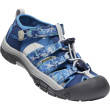 Detské sandále Keen Newport H2 JR modrá/biela camo/bright cobalt