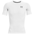 Pánske funkčné tričko Under Armour HG Armour Comp SS biela White/Black