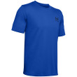 Pánske tričko Under Armour Sportstyle Left Chest SS čierna/modrá Versa Blue / / Black