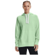 Dámska mikina Under Armour Rival Fleece HB Hoodie svetlozelená AquaFoam//White