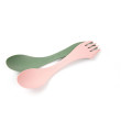 Súprava príborov Light My Fire Spork Original 2-pack ružová/zelená Sandygreen/Dustypink