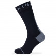 Nepremokavé ponožky SealSkinz Briston čierna/sivá