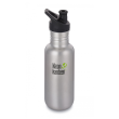 Fľaša Klean Kanteen Classic 532 ml Sport Cap strieborná brushed stainless