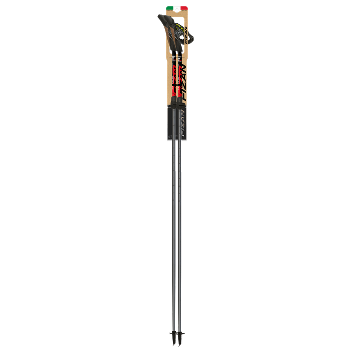 Nordic Walking palice Fizan Carbon Pro Impulse 1 Dĺžka palice: 110 cm / Farba: čierna/červená