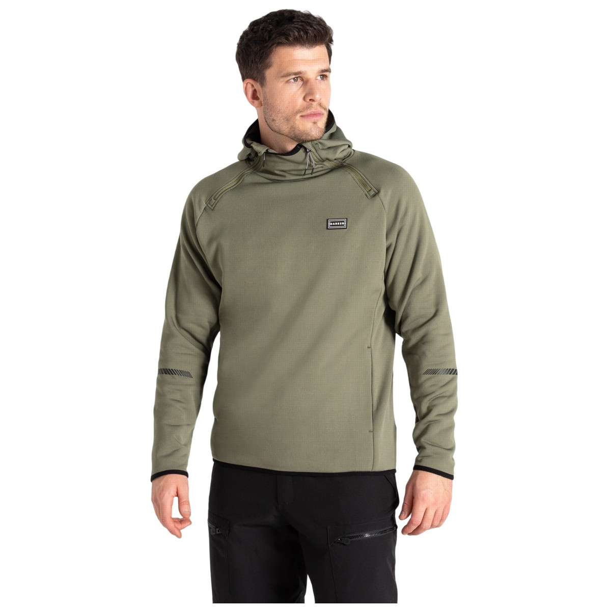 Pánska mikina Dare 2b T-Bar Hoodie Veľkosť: M / Farba: olive