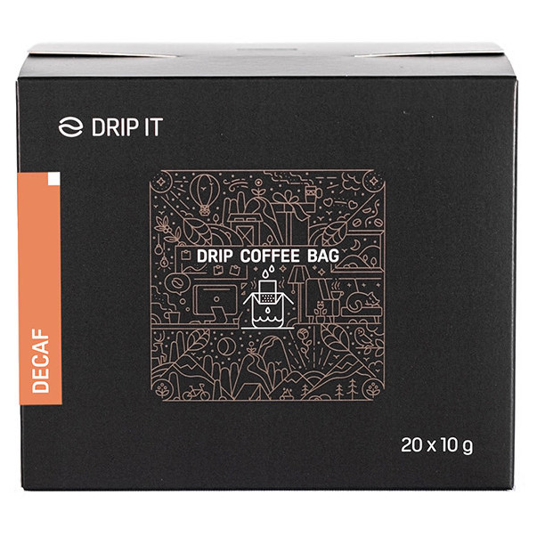 Káva Drip it Colombia Huila (káva bez kofeinu) 20 x 10 g Farba: hnedá