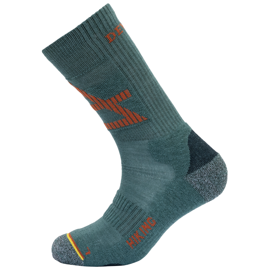 Ponožky Devold Hiking Medium Sock Veľkosť ponožiek: 44-47 / Farba: zelená
