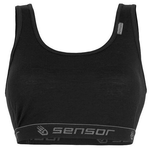 Podprsenka Sensor Merino Active Veľkosť podprsenky: M / Farba: čierna