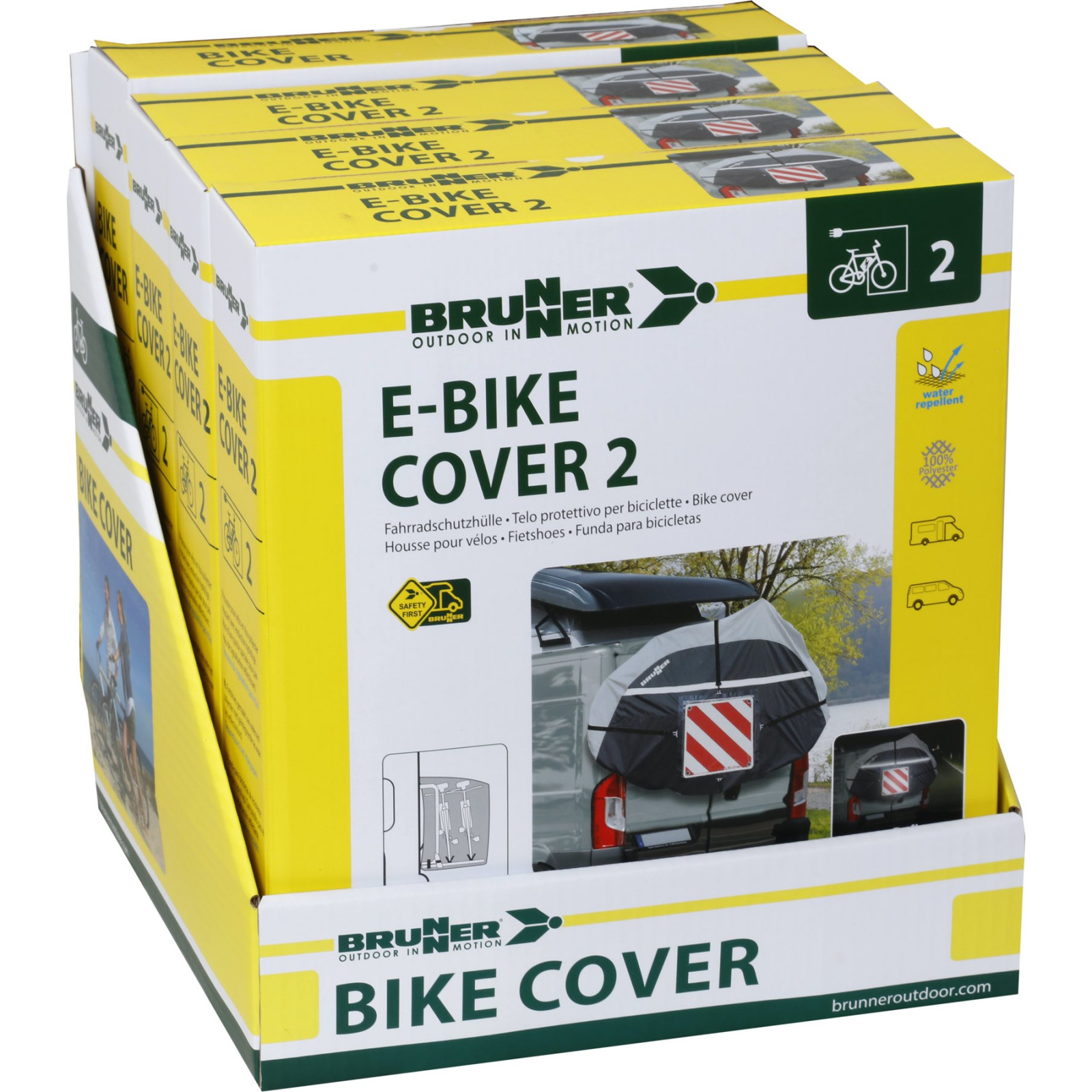 Krycia plachta Brunner E-Bike Cover 2 Farba: sivá