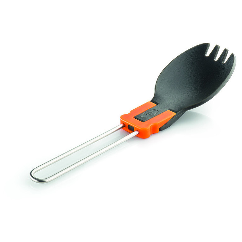 Lyžica GSI Outdoors Folding Foon Farba: oranžová