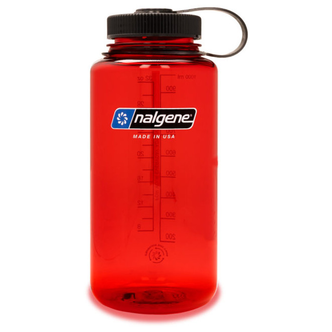 Fľaša Nalgene Wide Mouth Sustain 1l Farba: červená