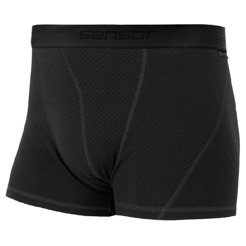 Pánske trenky Sensor Double Face Merino Wool Veľkosť: XXL / Farba: čierna