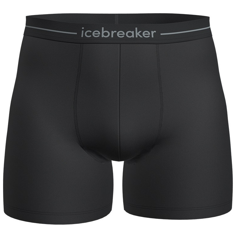 Pánske boxerky Icebreaker Mens Anatomica Boxers Veľkosť: XL / Farba: čierna/biela