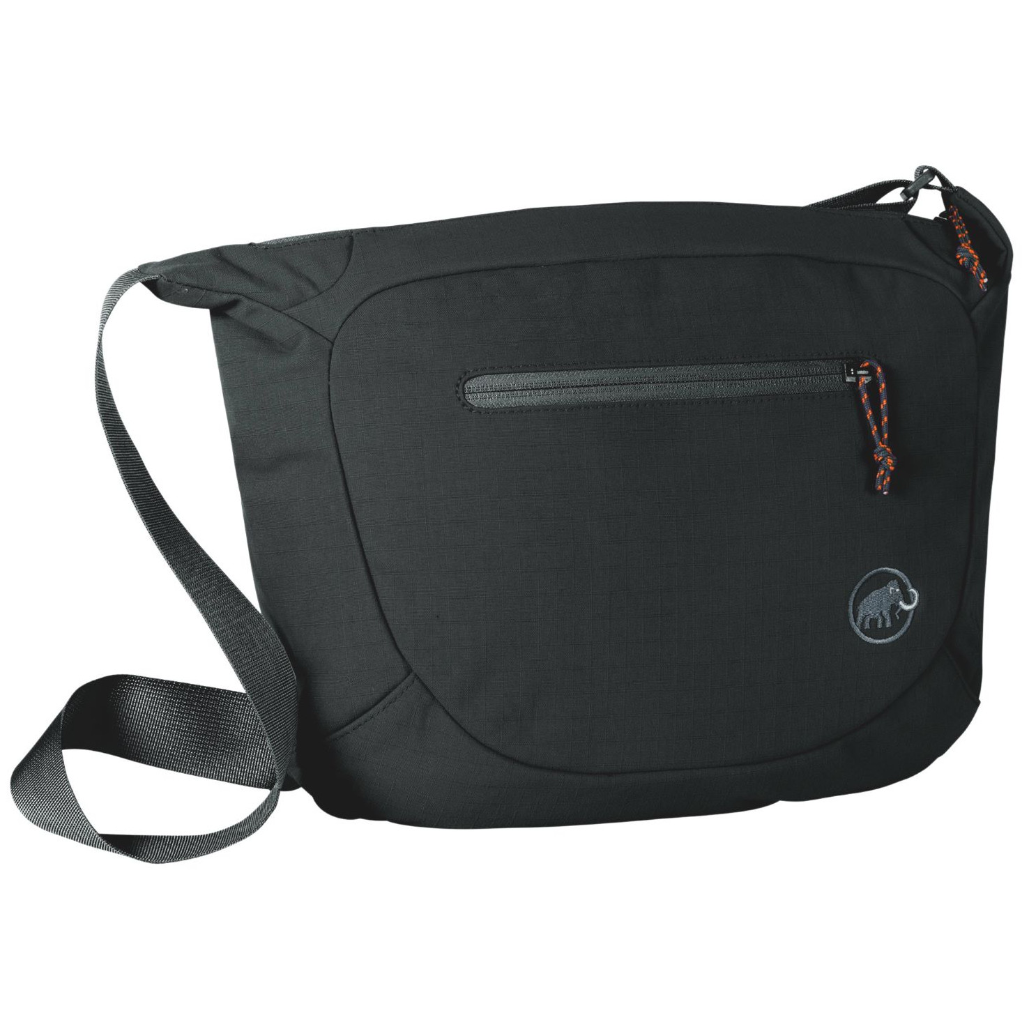 Taška cez rameno Mammut Shoulder Bag Round 4 l Farba: čierna