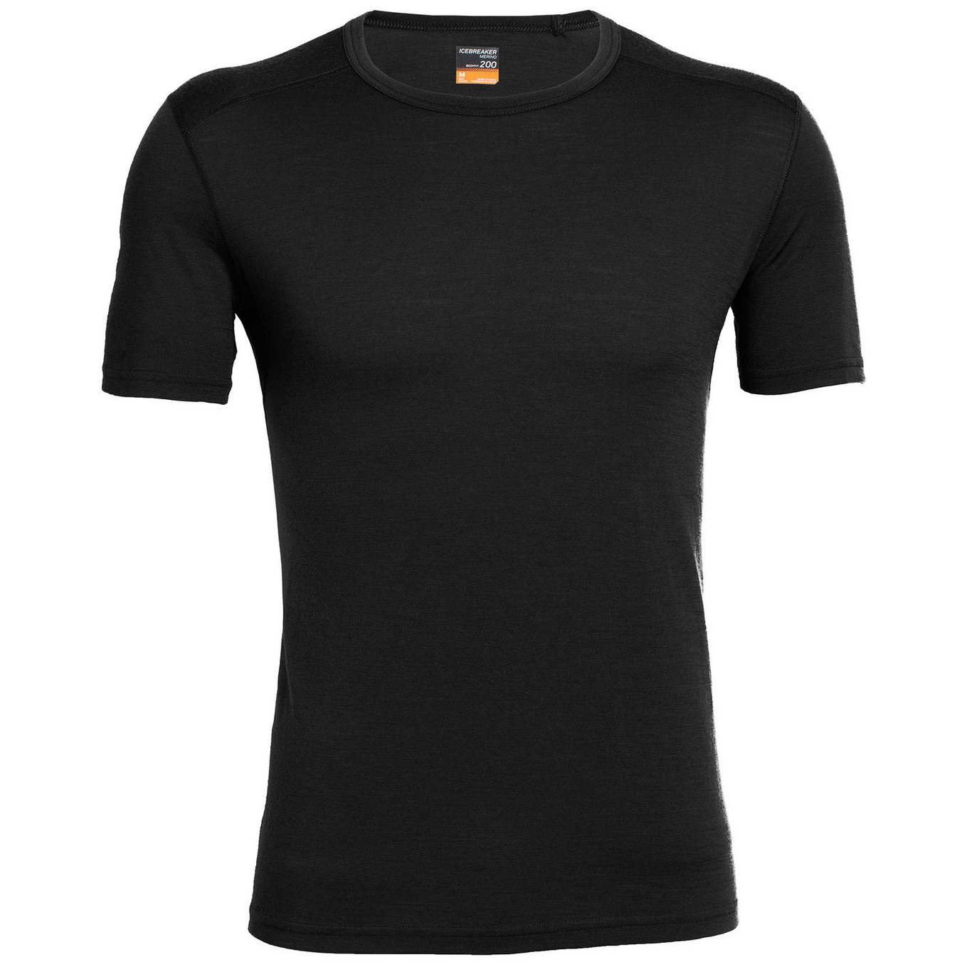 Pánske tričko Icebreaker Mens 200 Oasis SS Crewe Veľkosť: XL / Farba: čierna