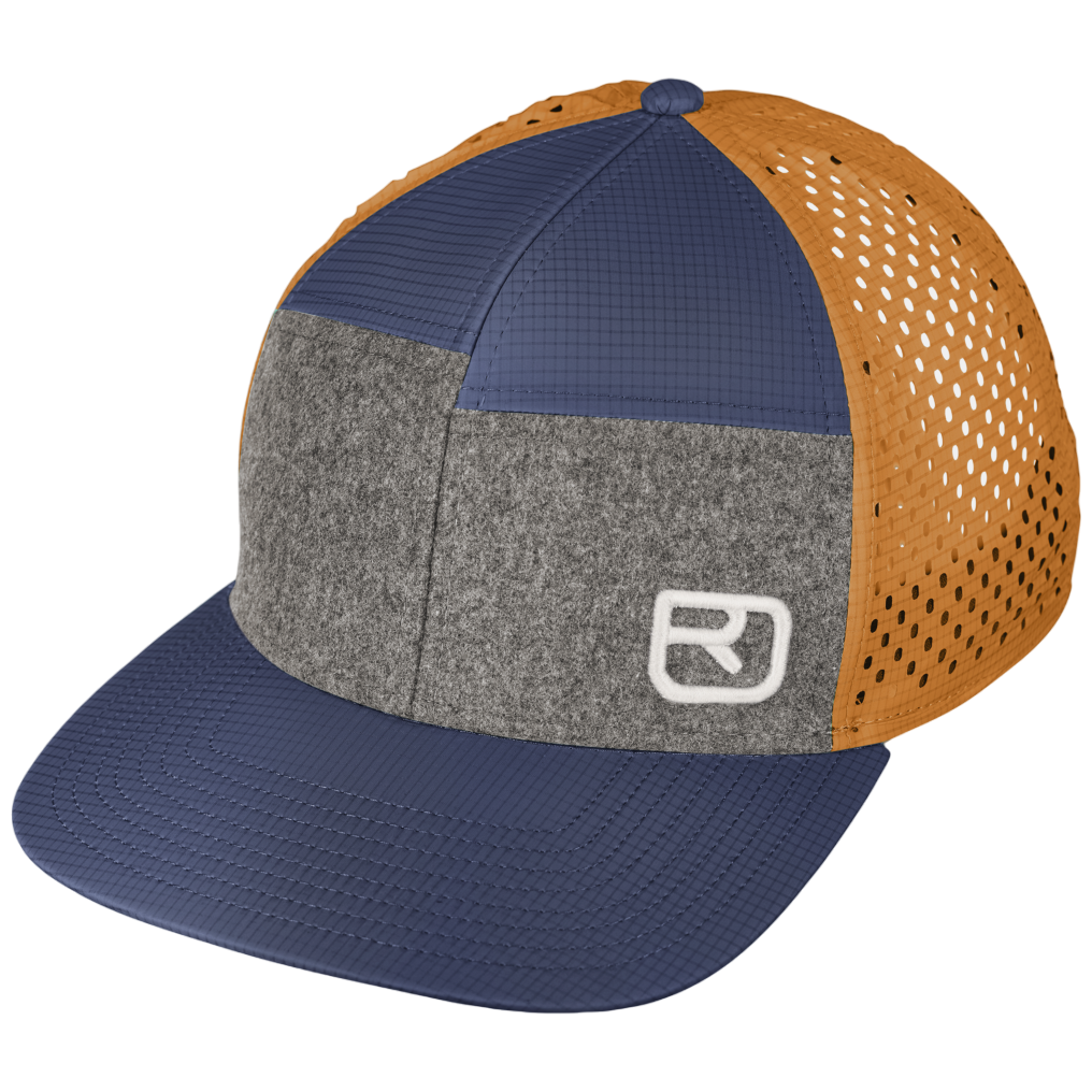 Šiltovka Ortovox Logo Air Trucker Cap Farba: modrá