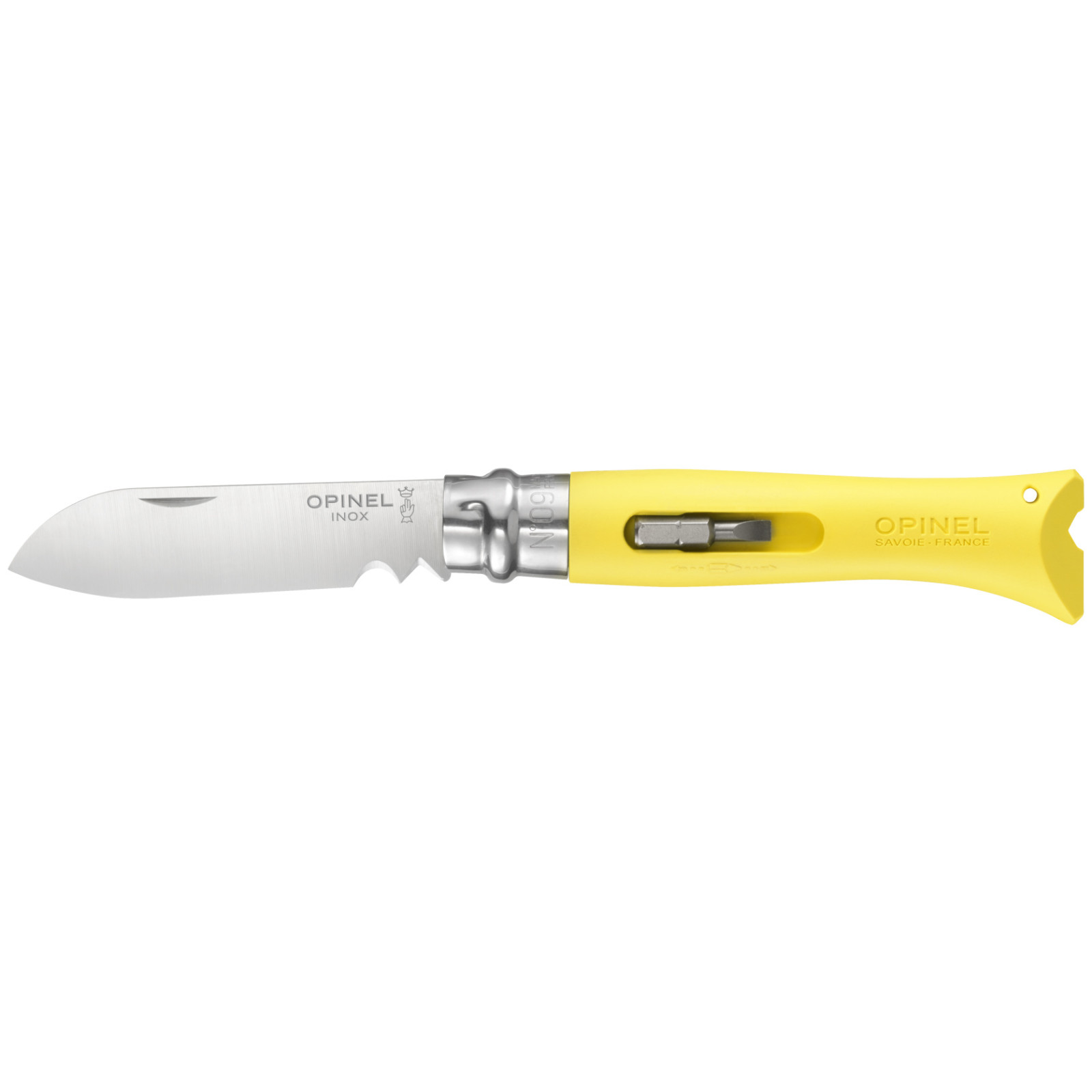 Zatvárací nôž Opinel VRI N°09 DIY Farba: žltá