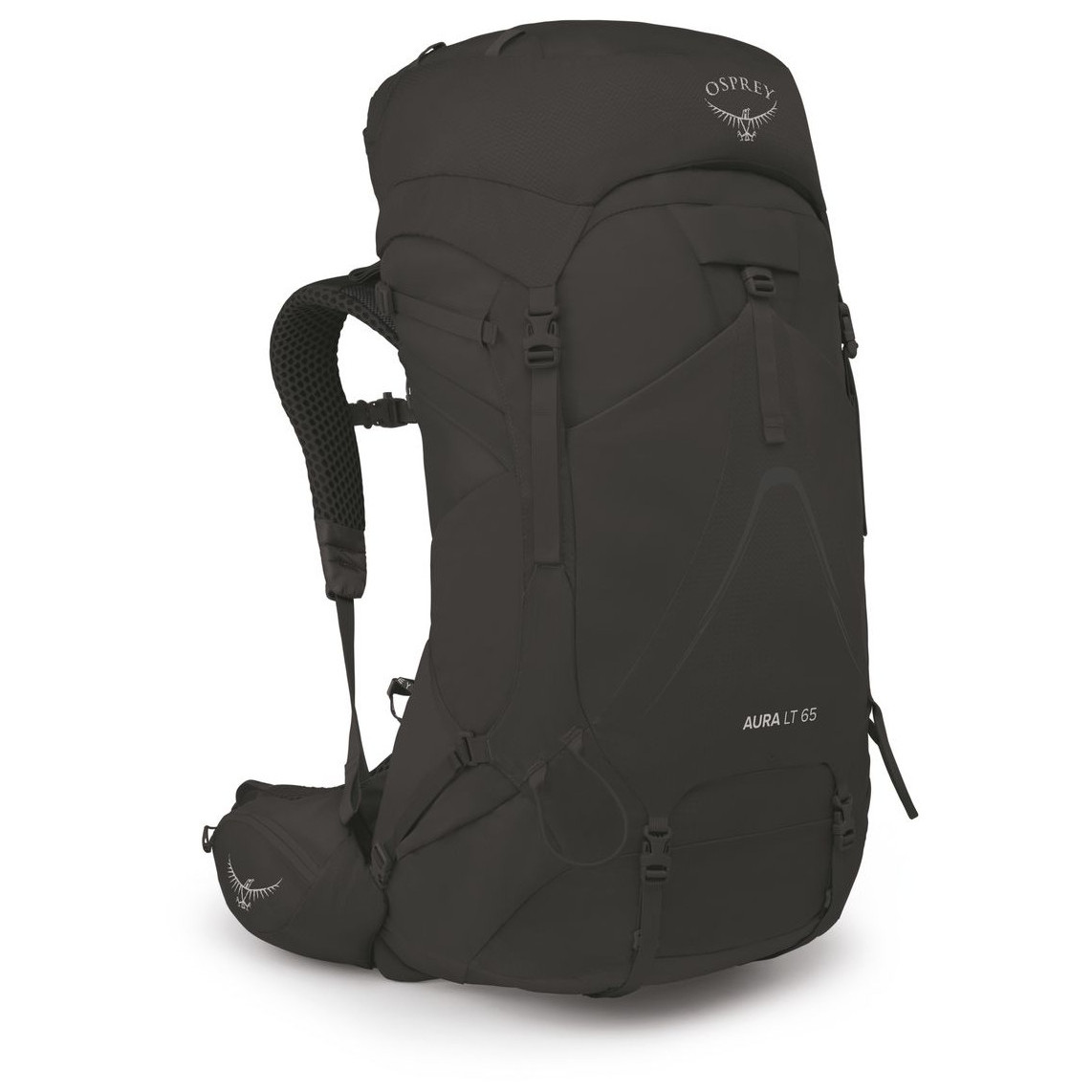 Dámsky turistický batoh Osprey Aura Ag Lt 65 Veľkosť chrbtovej časti batoha: XS/S / Farba: čierna