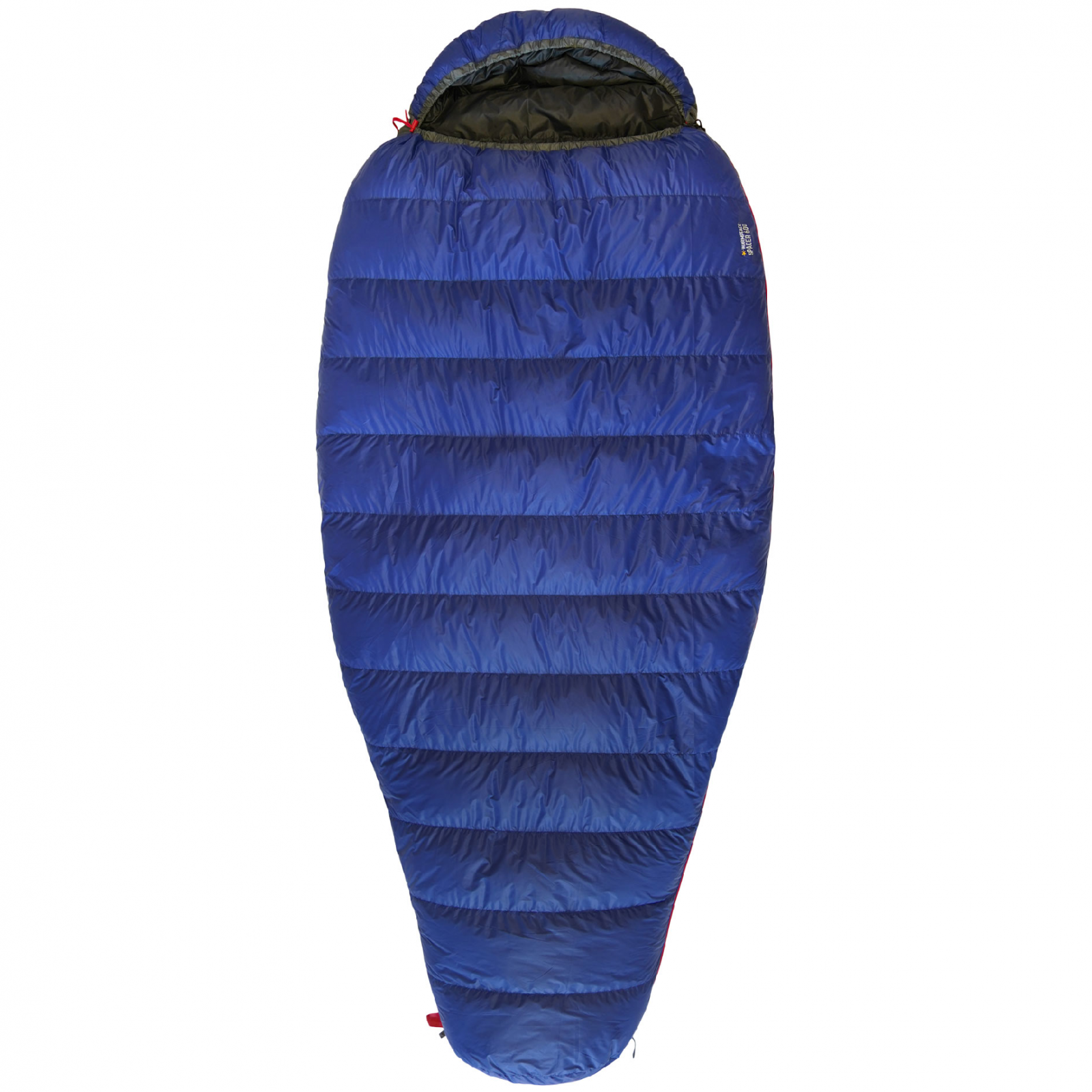 Páperový spacák Warmpeace Spacer 600 180 cm Zips: ľavý / Farba: modrá