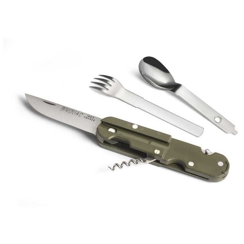 Multifunkčný nôž TB OUTDOOR Bivouac Camp Knife Farba: tmavozelená