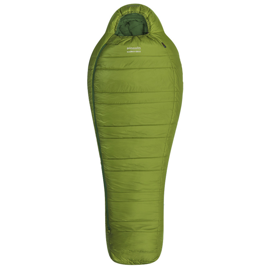 Páperový spacák Pinguin Magma 1000 185 cm Zips: ľavý / Farba: zelená