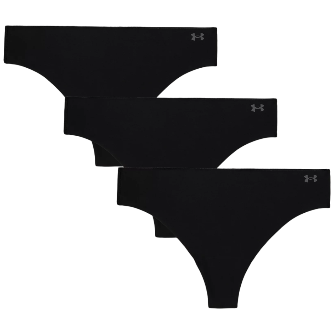 Dámske nohavičky Under Armour UA Pure Stretch NS Thong Veľkosť: S / Farba: čierna