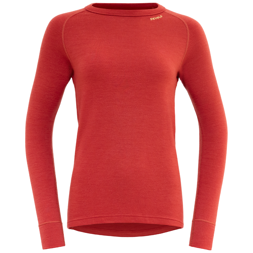 Dámske funkčné tričko Devold Expedition Shirt W Veľkosť: S / Farba: svetlooranžová