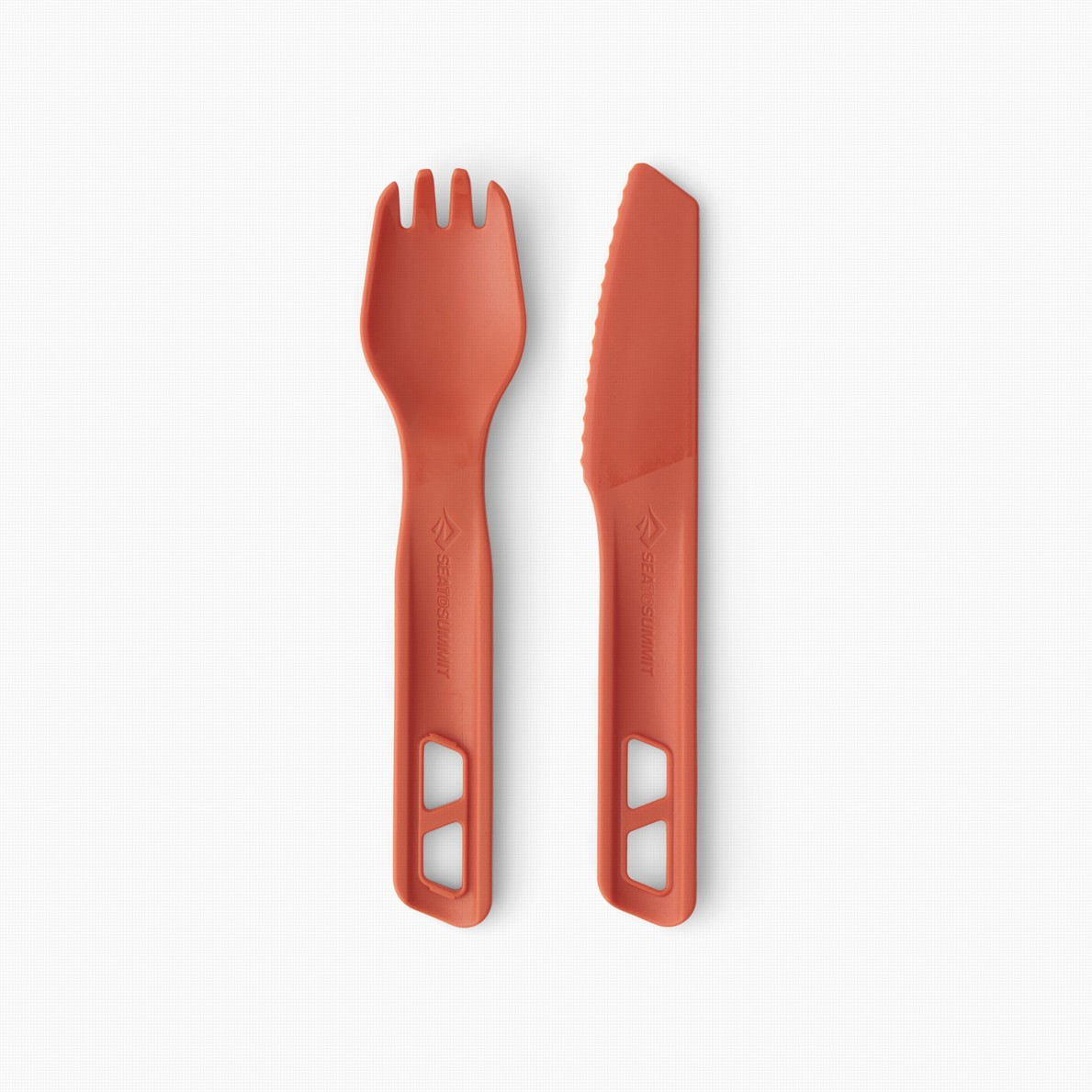 Súprava príborov Sea to Summit Passage Cutlery Set 2 Piece Farba: červená