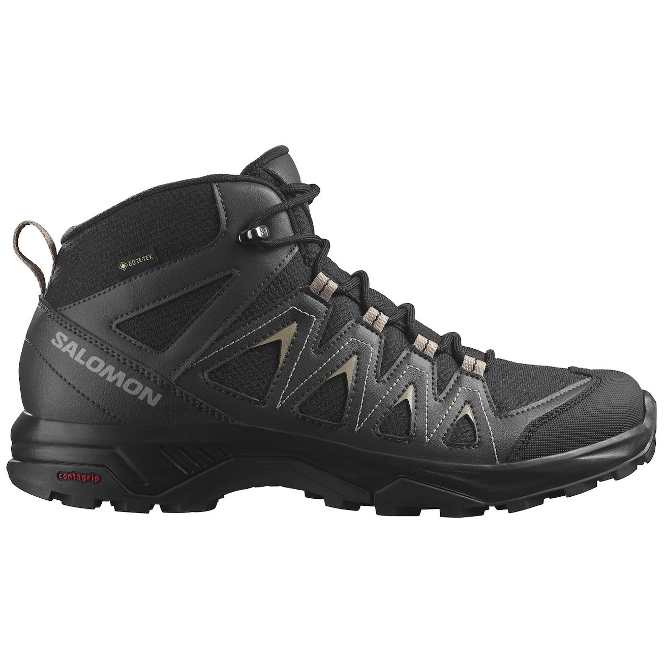 Pánske turistické topánky Salomon X Braze Mid Gore-Tex Veľkosť topánok (EU): 44 / Farba: čierna/sivá...