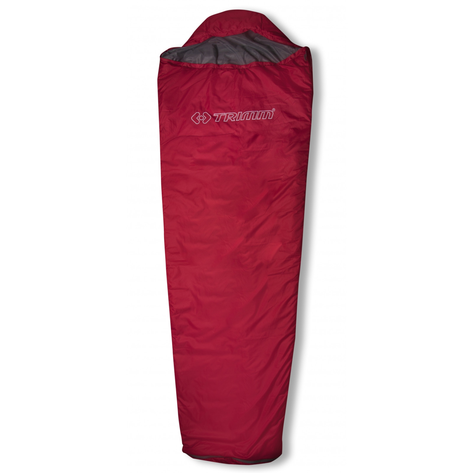 Spacák Trimm Festa 195 cm Zips: pravý / Farba: červená