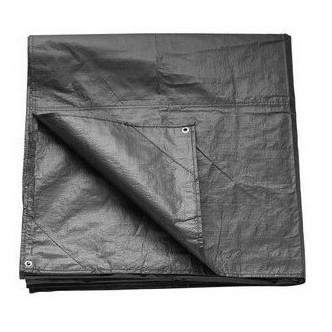 Podlaha ku stanu Vango PE Groundsheet 200x200 cm Farba: čierna