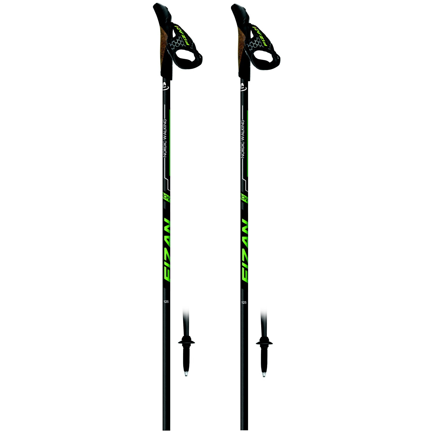 Nordic Walking palice Fizan Running Dĺžka palice: 125 cm / Farba: zelená