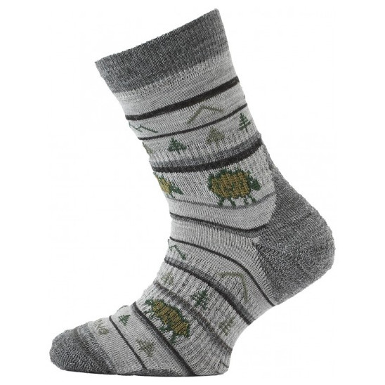 Detské ponožky Lasting ponožky TJL Veľkosť ponožiek: 24-28 / Farba: sivá