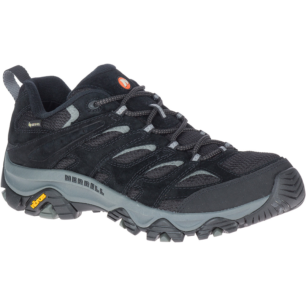 Pánske turistické topánky Merrell Moab 3 Gtx Veľkosť topánok (EU): 43 / Farba: čierna/sivá
