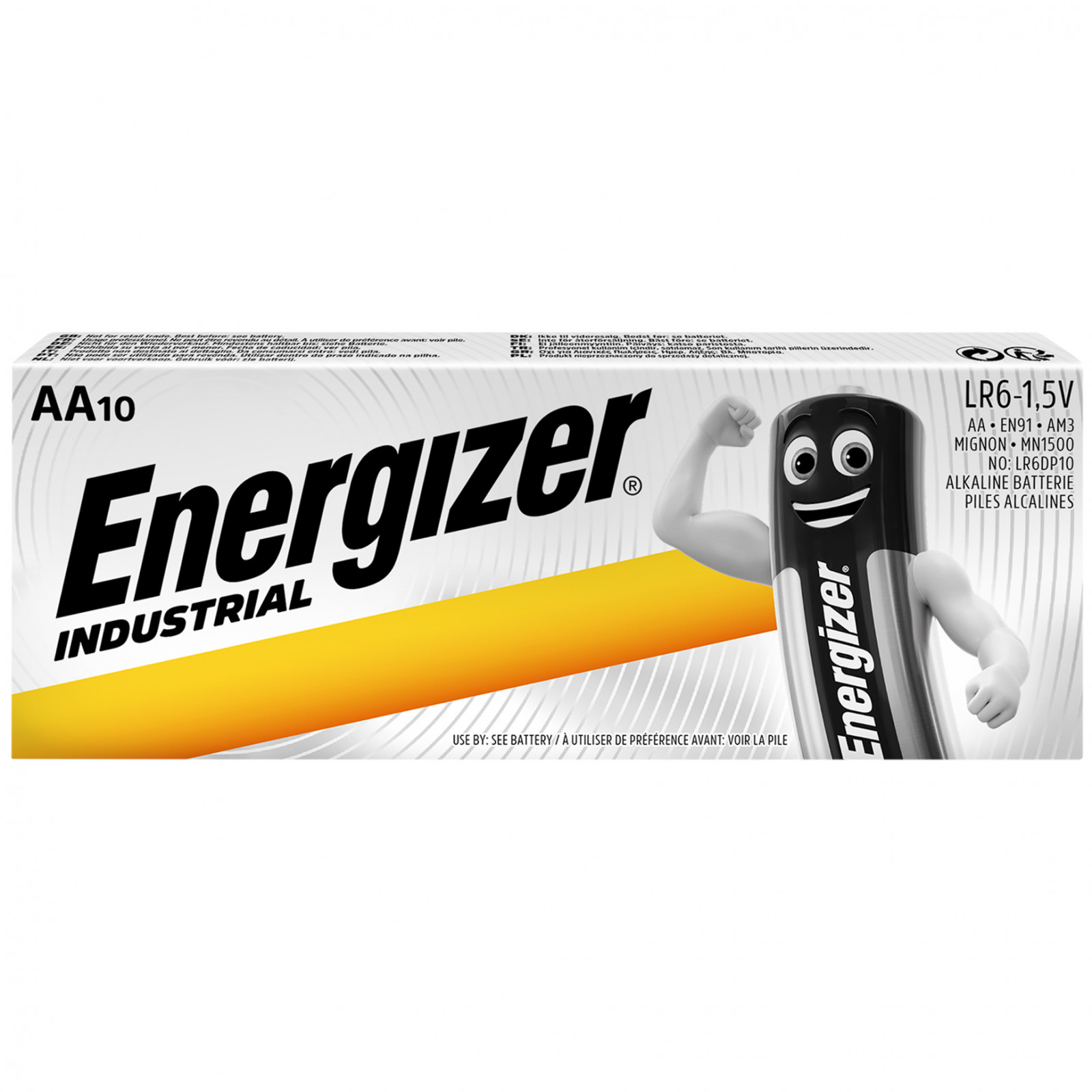 Batéria Energizer Industrial AA/10 Farba: strieborná