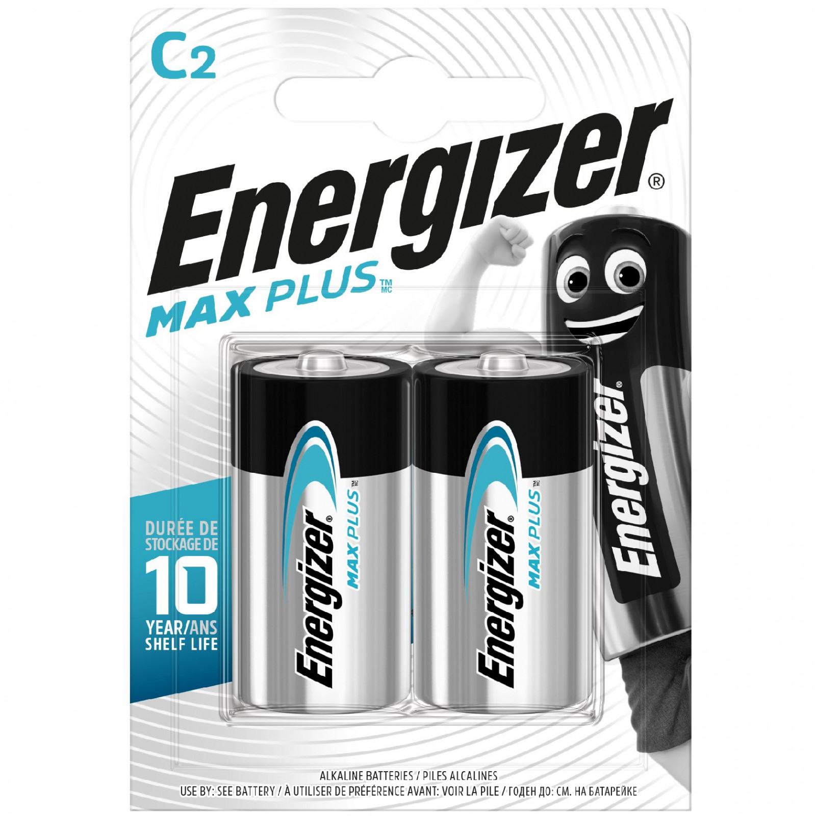 Batéria Energizer Max Plus malý monočlánek C Farba: strieborná