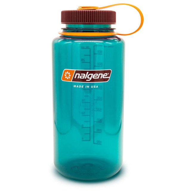Fľaša Nalgene Wide Mouth Sustain 1l Farba: zelená/hnedá