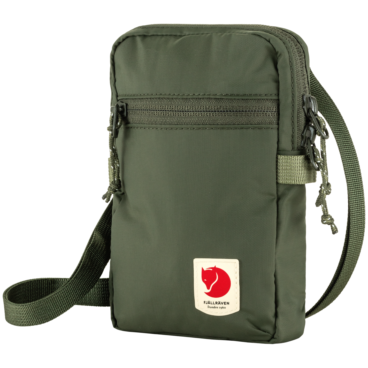 Taštička cez rameno Fjällräven High Coast Pocket Farba: tmavozelená
