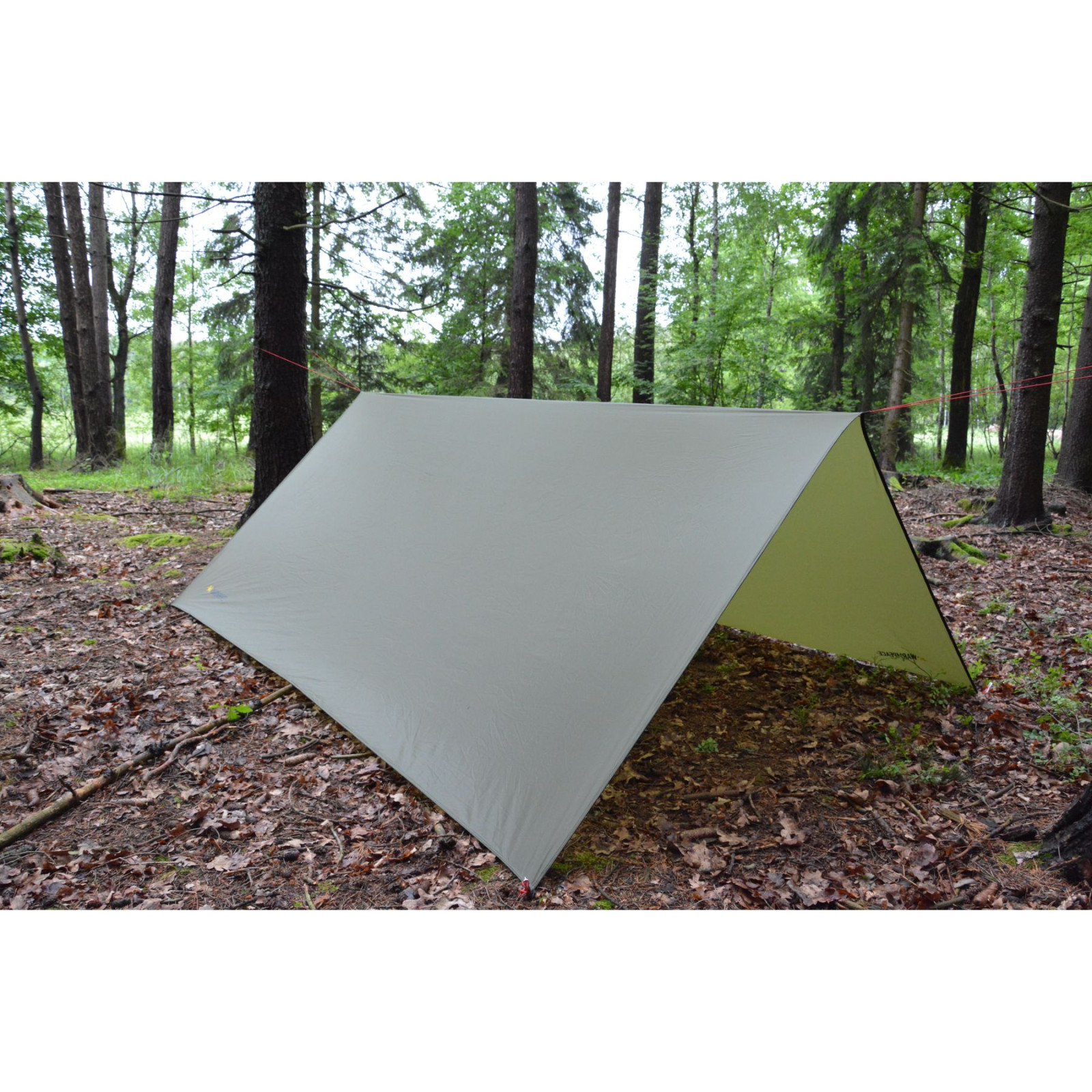 Prístrešok Warmpeace Shelter Tarp Farba: tmavozelená