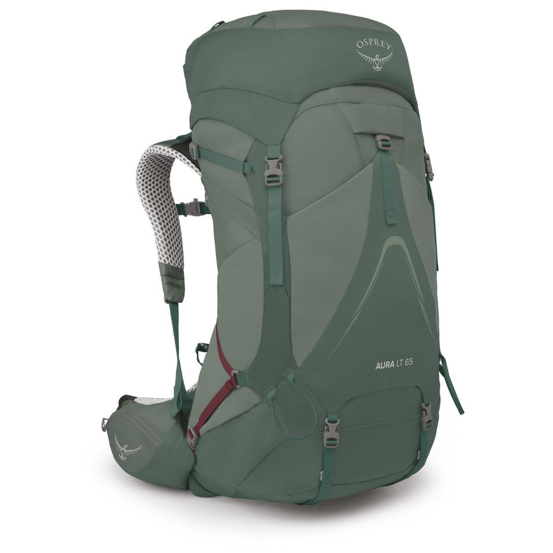 Dámsky turistický batoh Osprey Aura Ag Lt 65 Veľkosť chrbtovej časti batoha: XS/S / Farba: sivá
