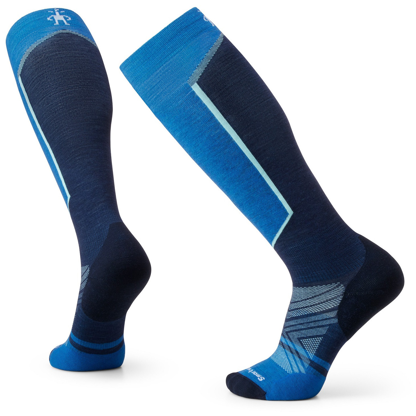 Lyžiarske ponožky Smartwool Ski Targeted Cushion Otc Veľkosť ponožiek: 38-41 / Farba: modrá