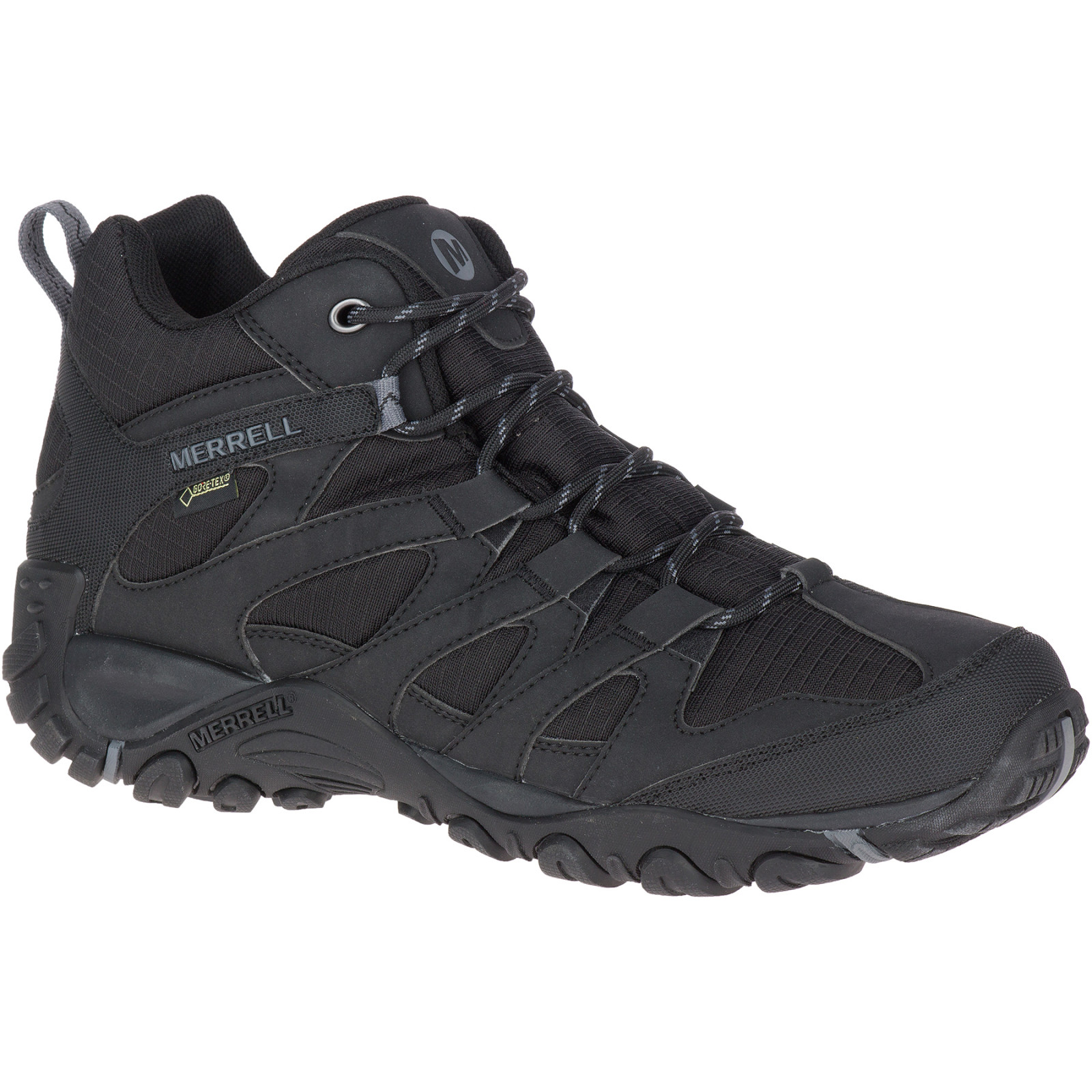 Pánske turistické topánky Merrell Claypool Sport Mid Gtx Veľkosť topánok (EU): 44 / Farba: čierna