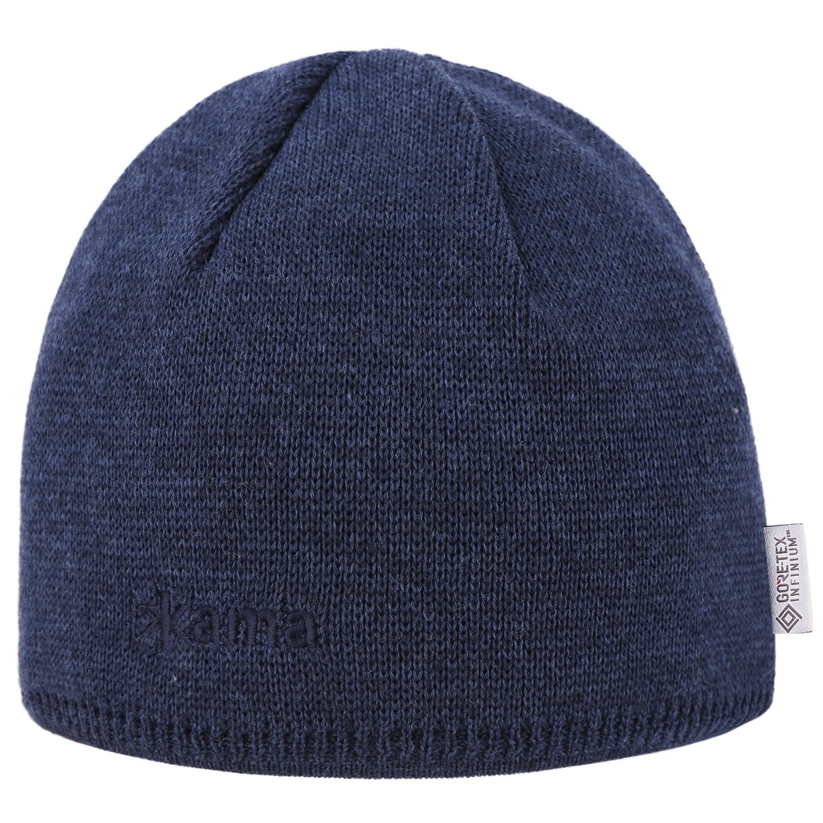Pletená merino čiapka Kama AW69 Obvod hlavy: 50–56 cm / Farba: tmavomodrá