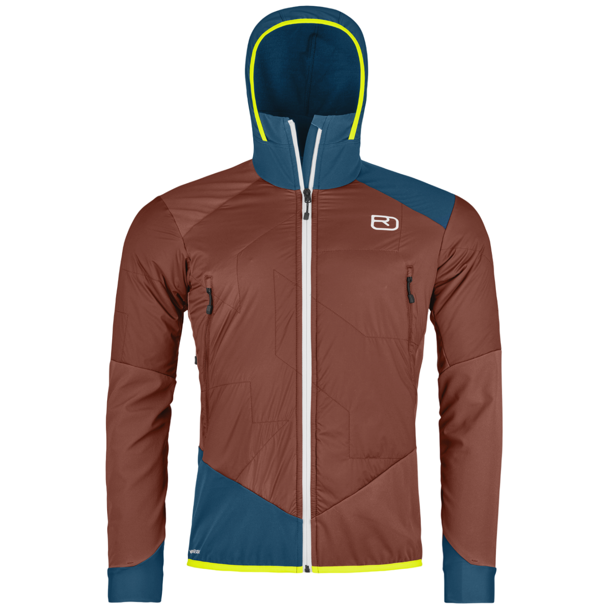 Pánska bunda Ortovox Col Becchei Hybrid Jacket Men's Veľkosť: M / Farba: oranžová