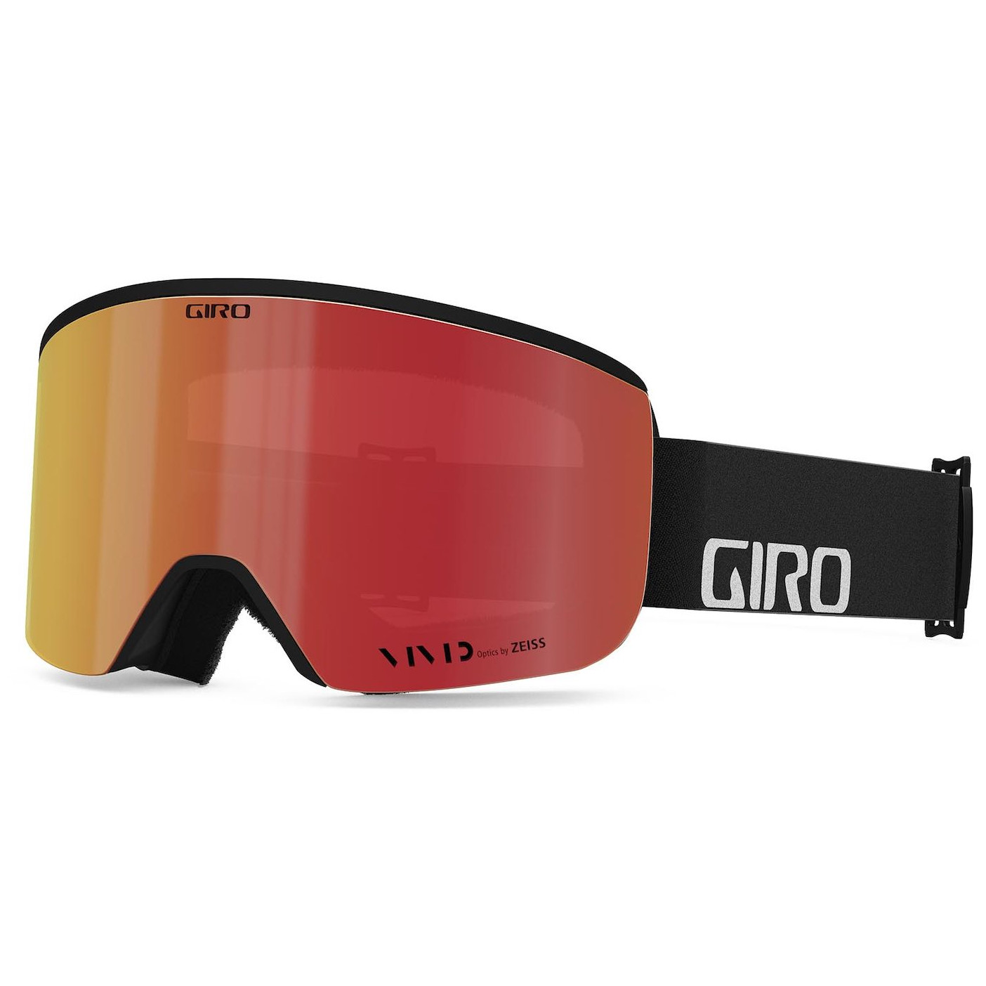 Lyžiarske okuliare Giro Axis Black Wordmark Vivid Ember/Vivid Infrared (2skla) Farba: čierna