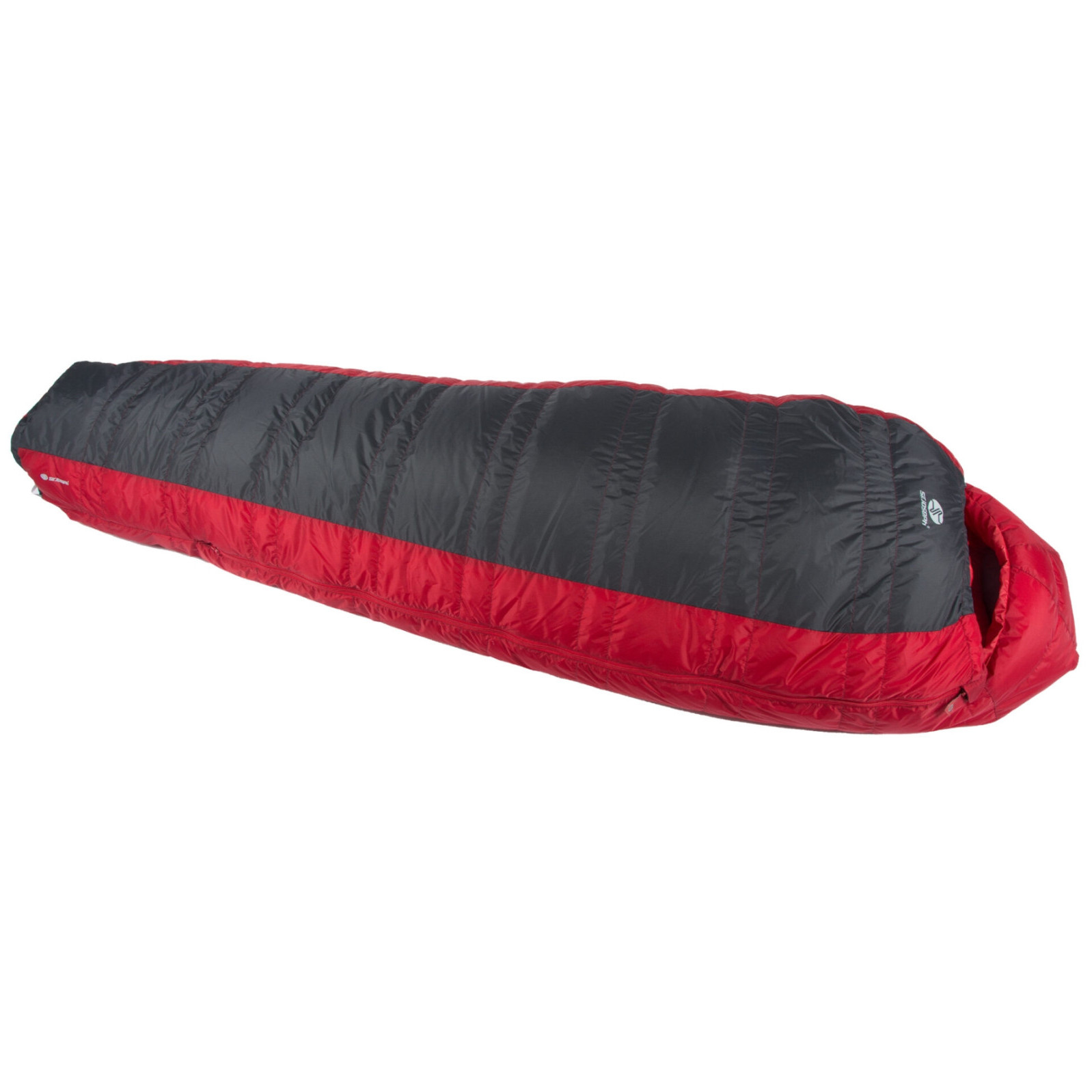 Páperový spacák Sir Joseph Looping III 900 190 cm Zips: ľavý / Farba: červená
